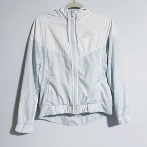 Nike - Light Seafoam and White Windrunner Jacket